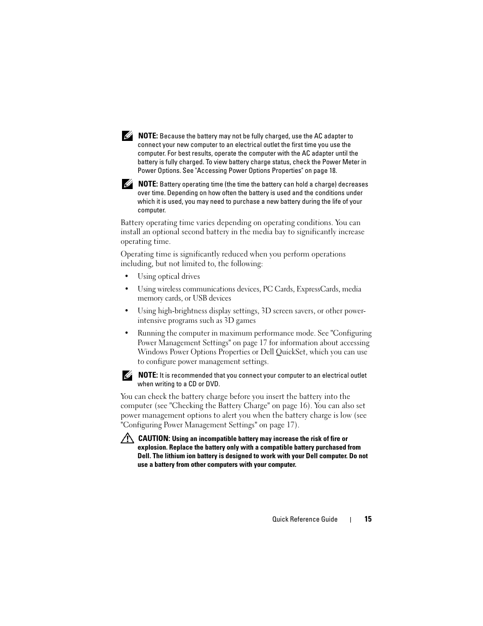 Dell Latitude D430 (Mid 2007) User Manual | Page 15 / 244