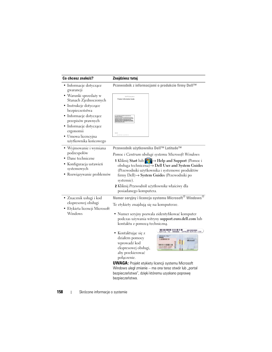 Dell Latitude D430 (Mid 2007) User Manual | Page 158 / 244