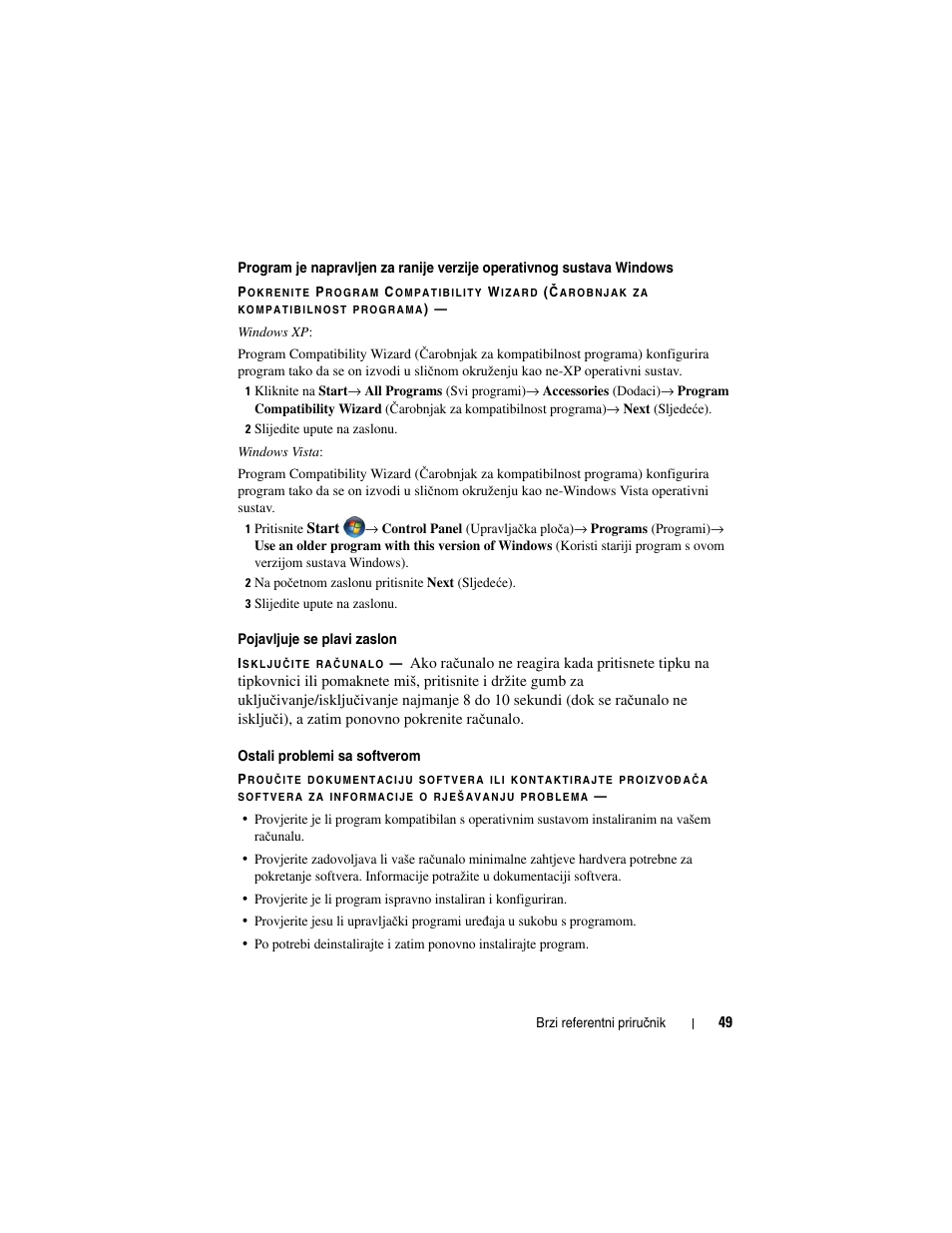 Dell Latitude D430 (Mid 2007) User Manual | Page 49 / 244