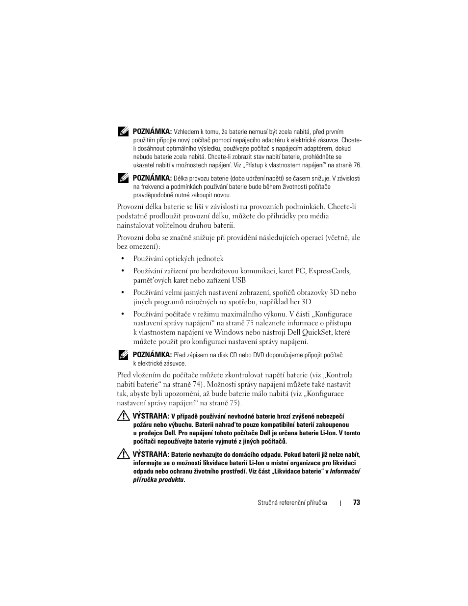 Dell Latitude D430 (Mid 2007) User Manual | Page 73 / 244