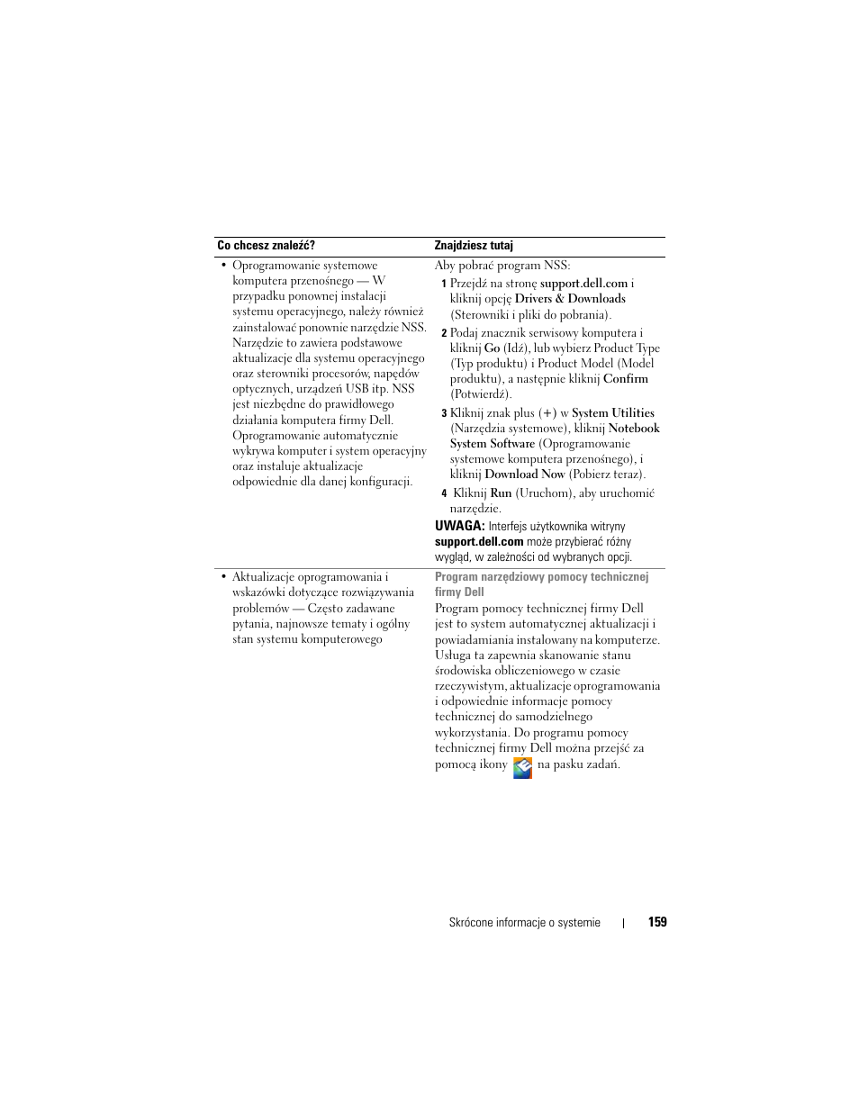 Dell Latitude D530 (Early 2008) User Manual | Page 159 / 232