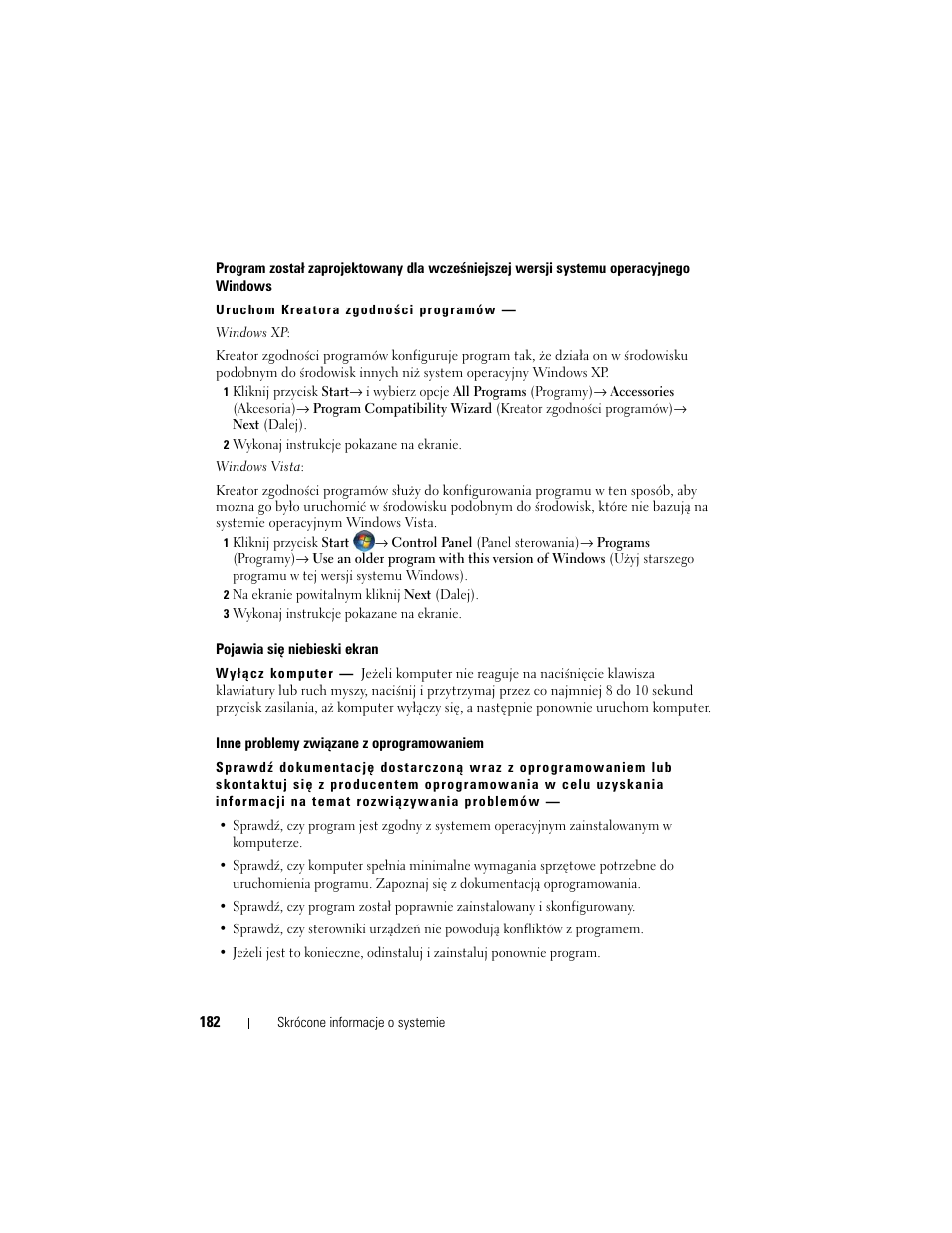 Dell Latitude D530 (Early 2008) User Manual | Page 182 / 232