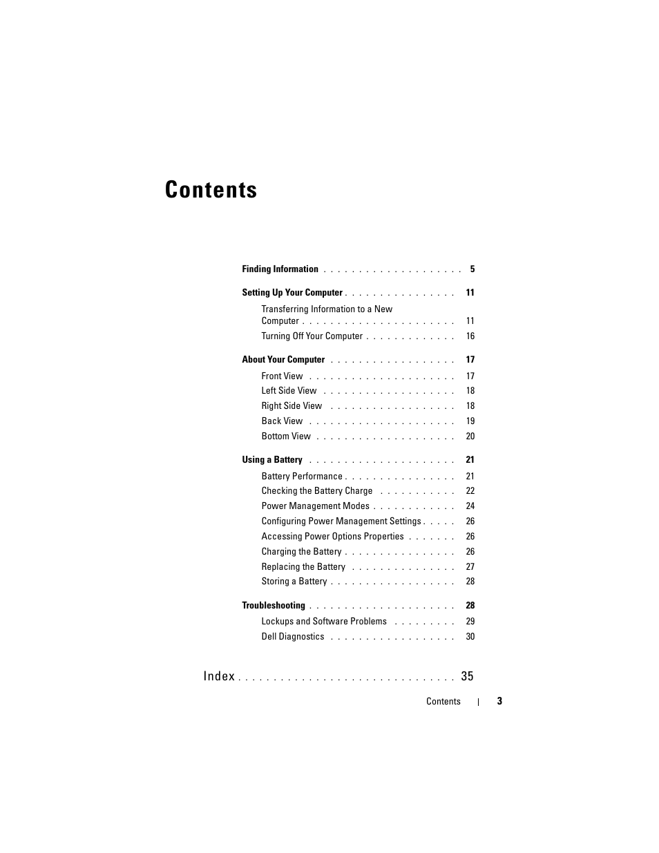 Dell Latitude D530 (Early 2008) User Manual | Page 3 / 232