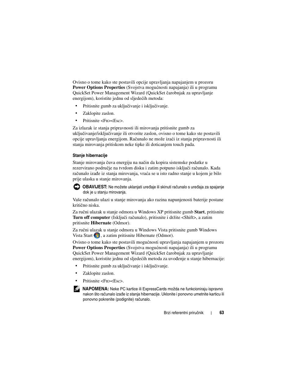 Dell Latitude D530 (Early 2008) User Manual | Page 63 / 232