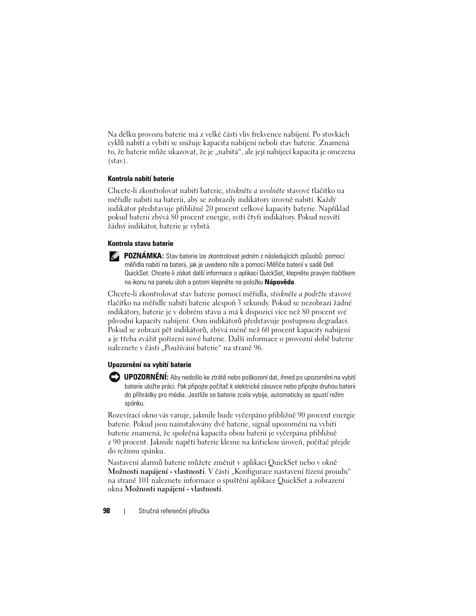 Dell Latitude D530 (Early 2008) User Manual | Page 98 / 232