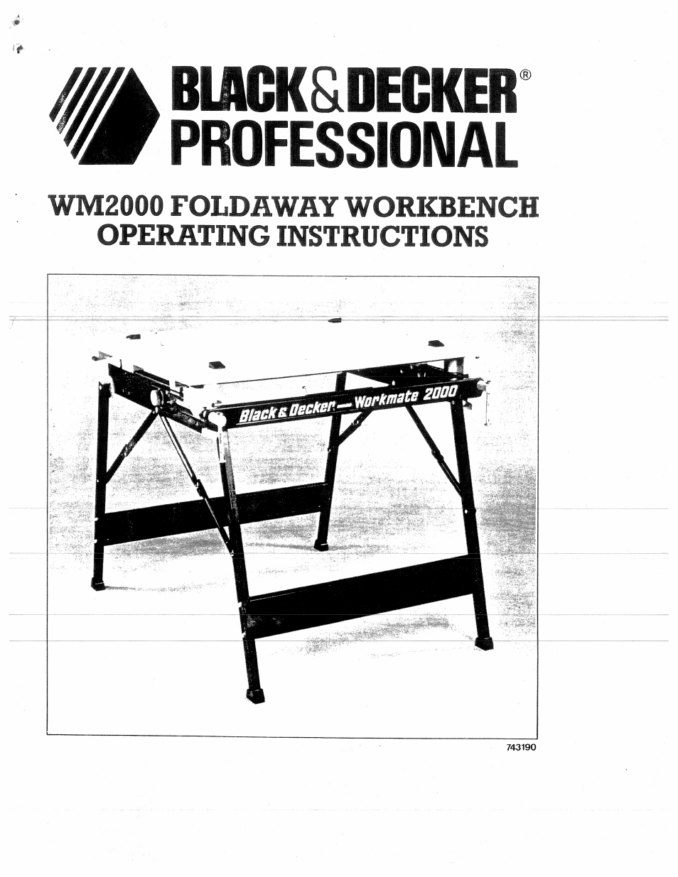 Black & Decker WM2000 User Manual | 8 pages