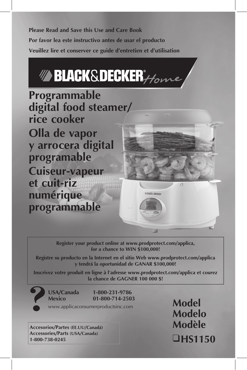 Black & Decker HS1150 User Manual | 21 pages