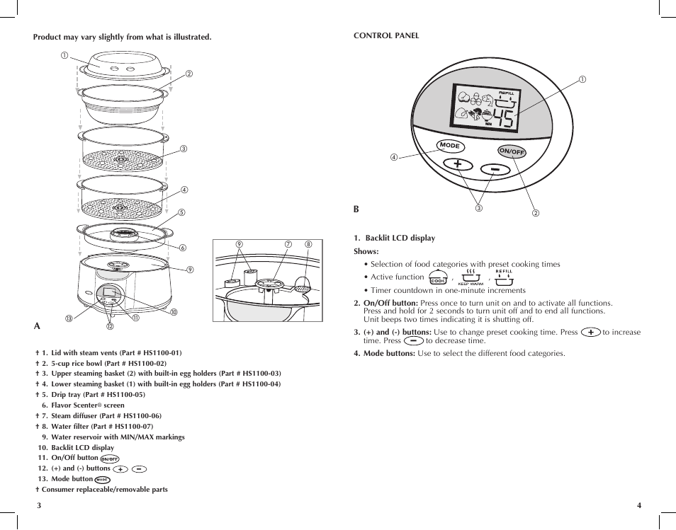 Black & Decker HS1150 User Manual | Page 3 / 21