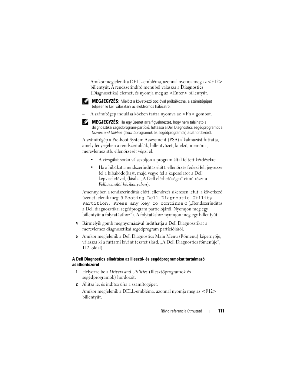 Dell Precision M6300 (Late 2007) User Manual | Page 111 / 266