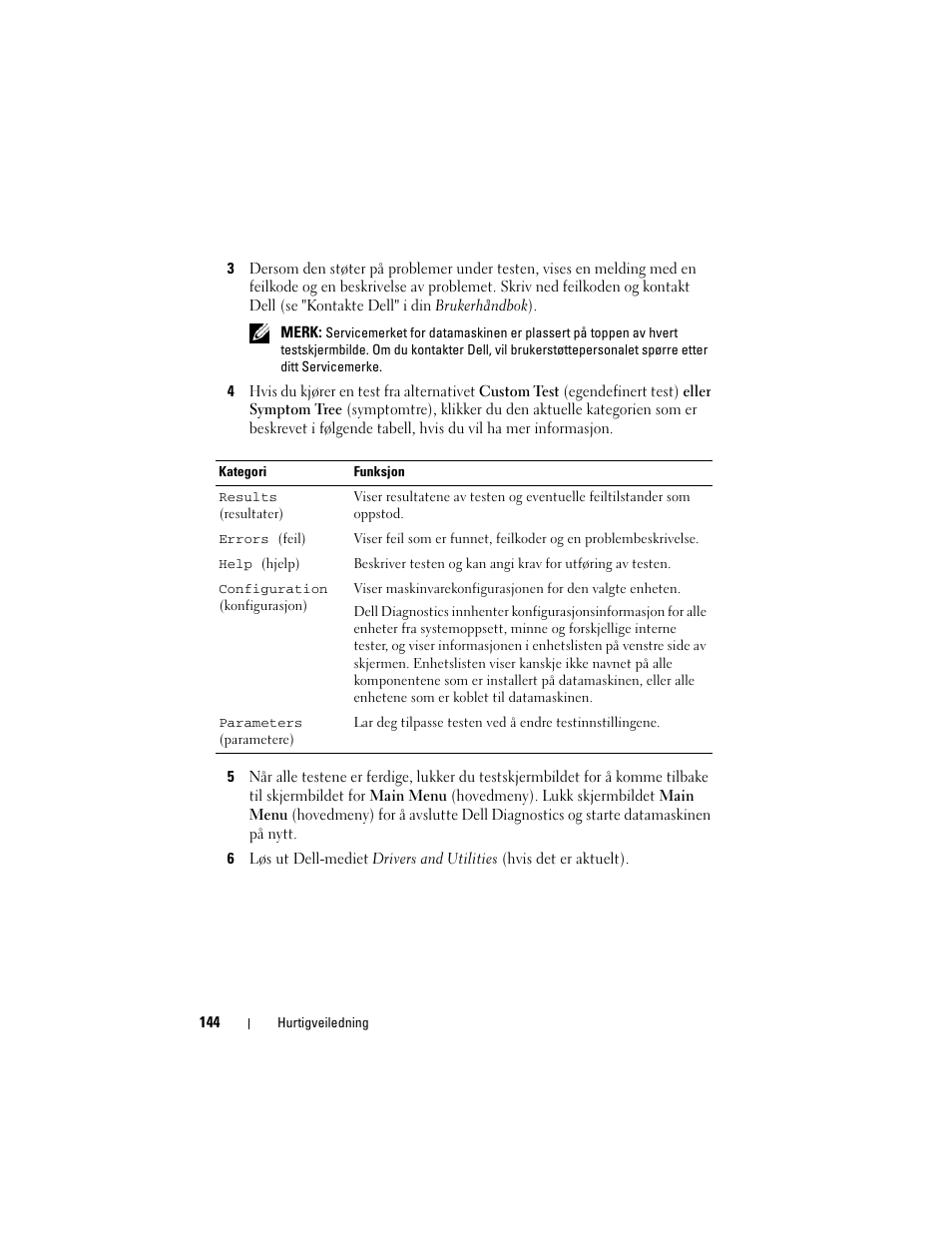 Dell Precision M6300 (Late 2007) User Manual | Page 144 / 266