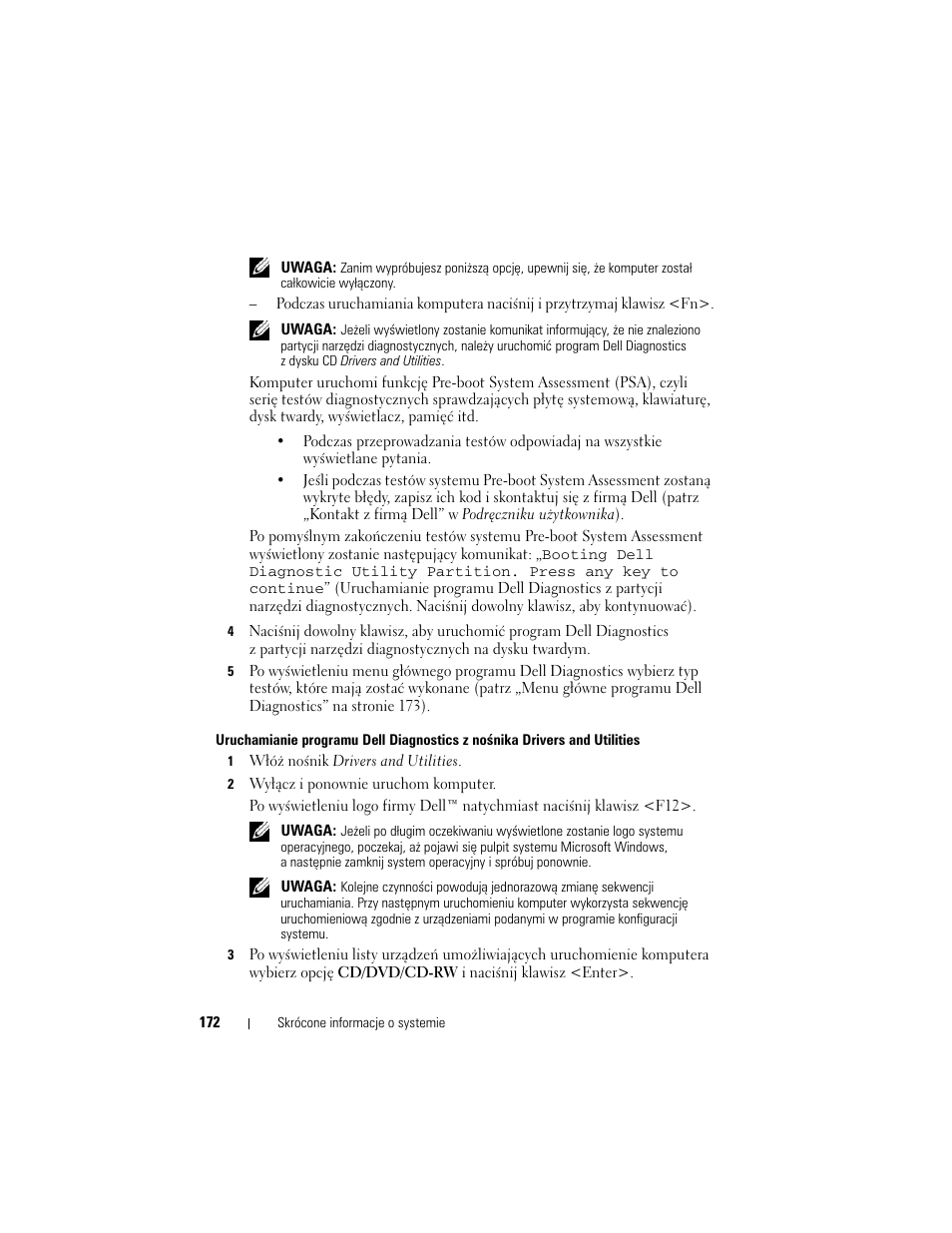 Dell Precision M6300 (Late 2007) User Manual | Page 172 / 266