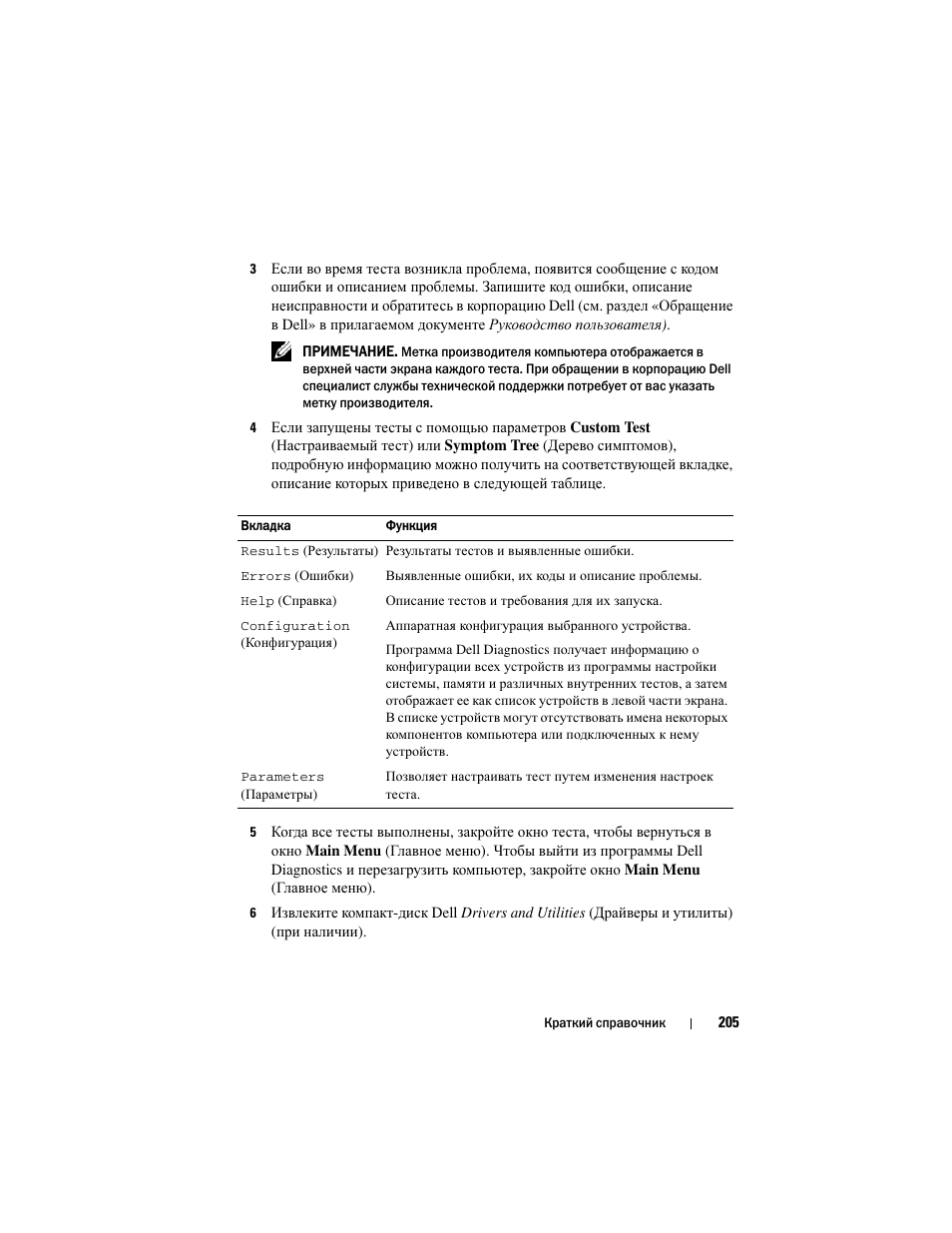 Dell Precision M6300 (Late 2007) User Manual | Page 205 / 266