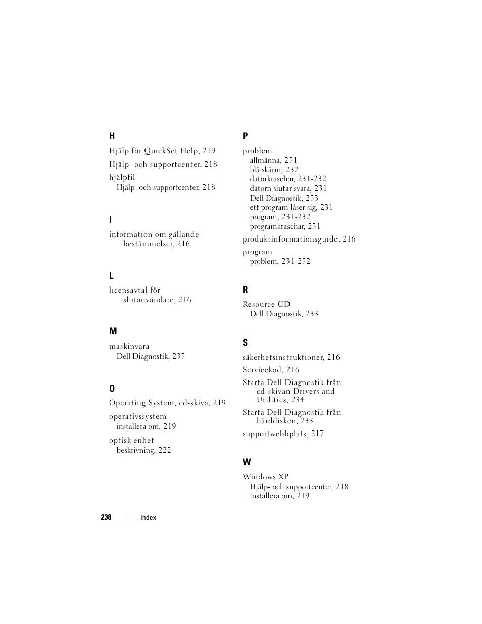 Dell Precision M6300 (Late 2007) User Manual | Page 238 / 266