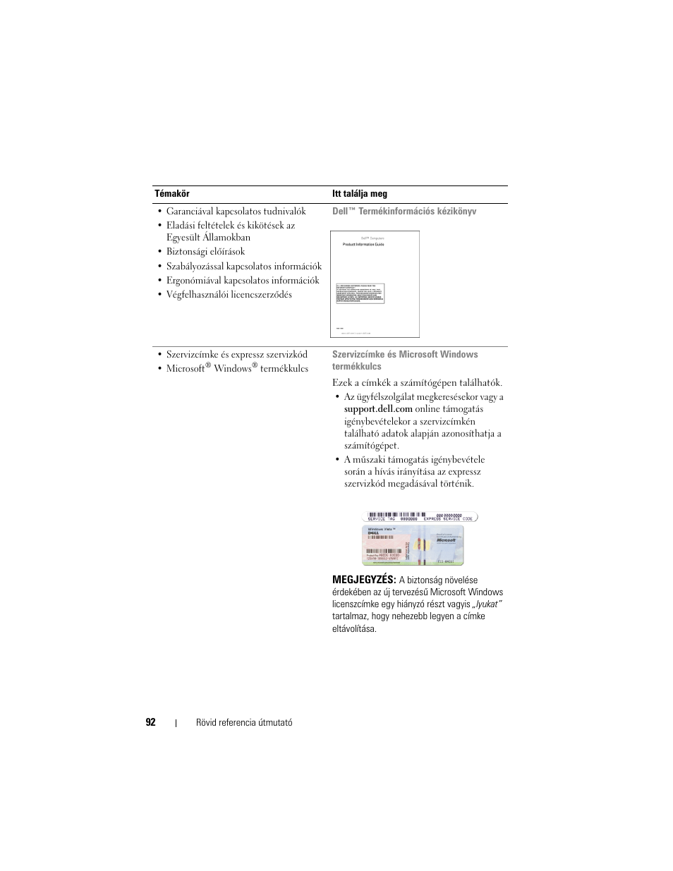 Dell Precision M6300 (Late 2007) User Manual | Page 92 / 266
