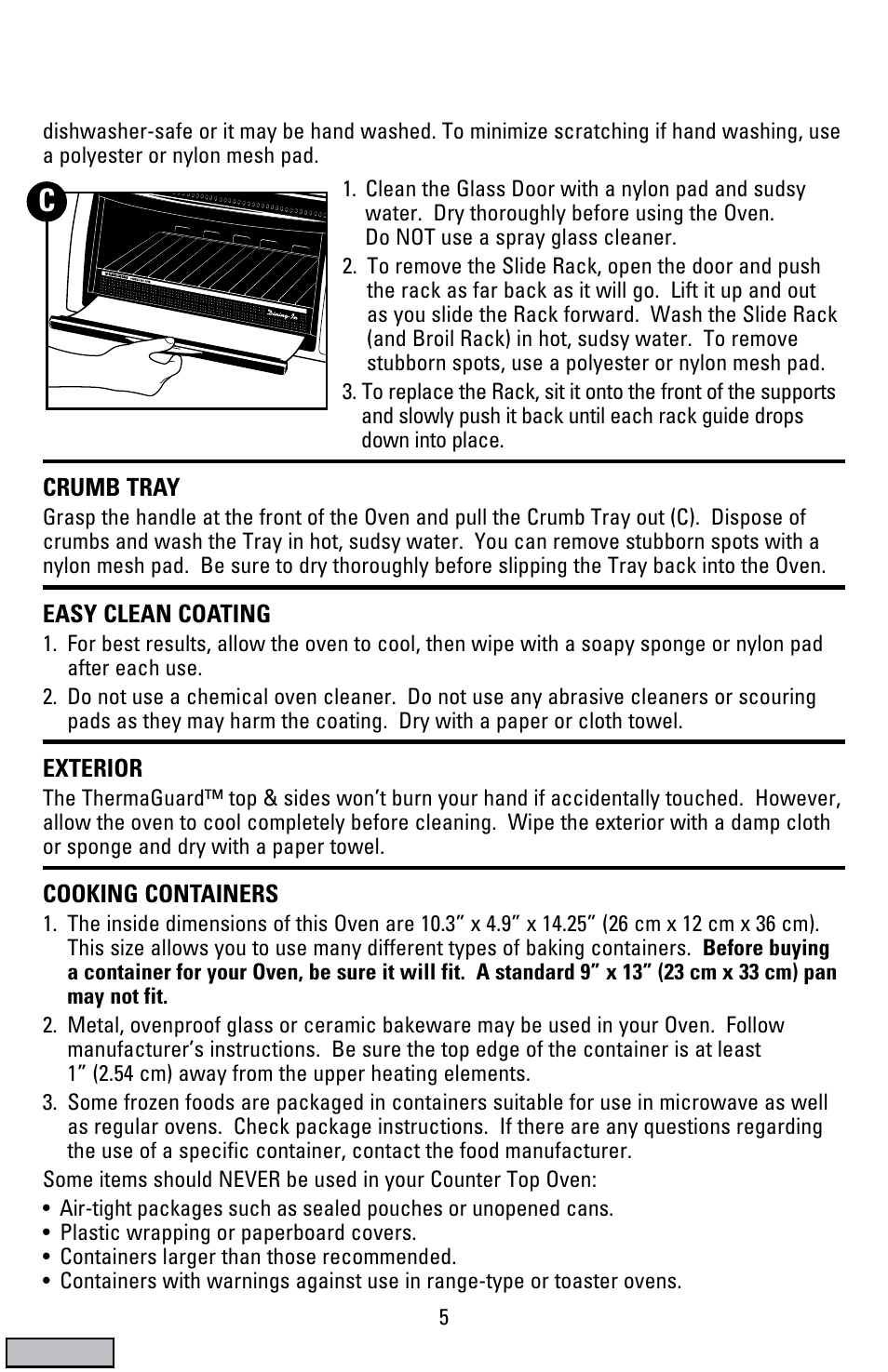 Black & Decker CTO9000 User Manual | Page 5 / 32