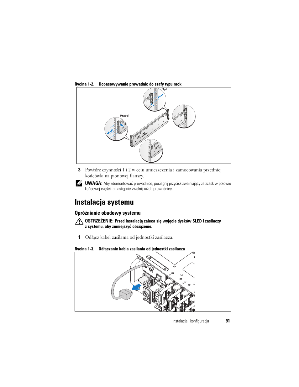 Instalacja systemu | Dell PowerEdge C5230 User Manual | Page 93 / 156