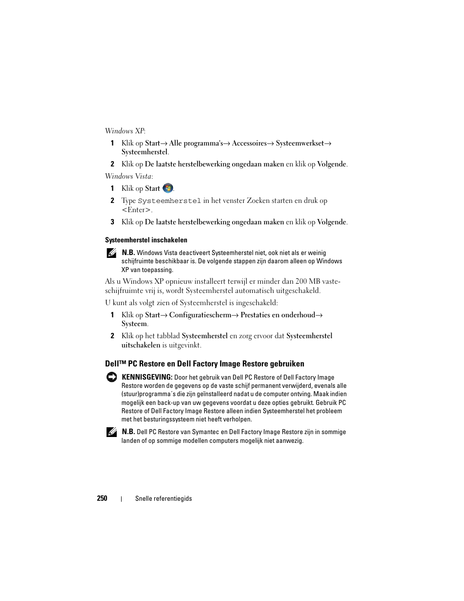 Dell OptiPlex 755 User Manual | Page 250 / 622