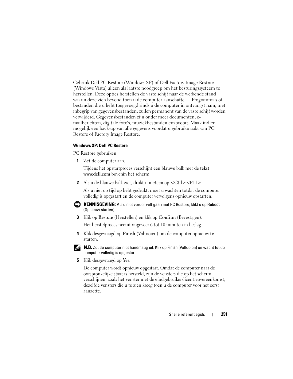 Dell OptiPlex 755 User Manual | Page 251 / 622