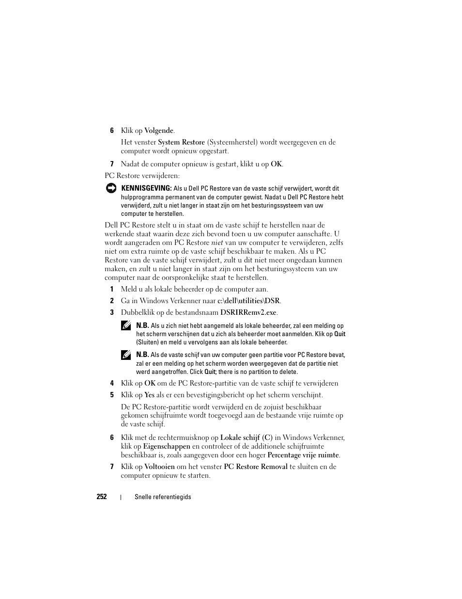 Dell OptiPlex 755 User Manual | Page 252 / 622