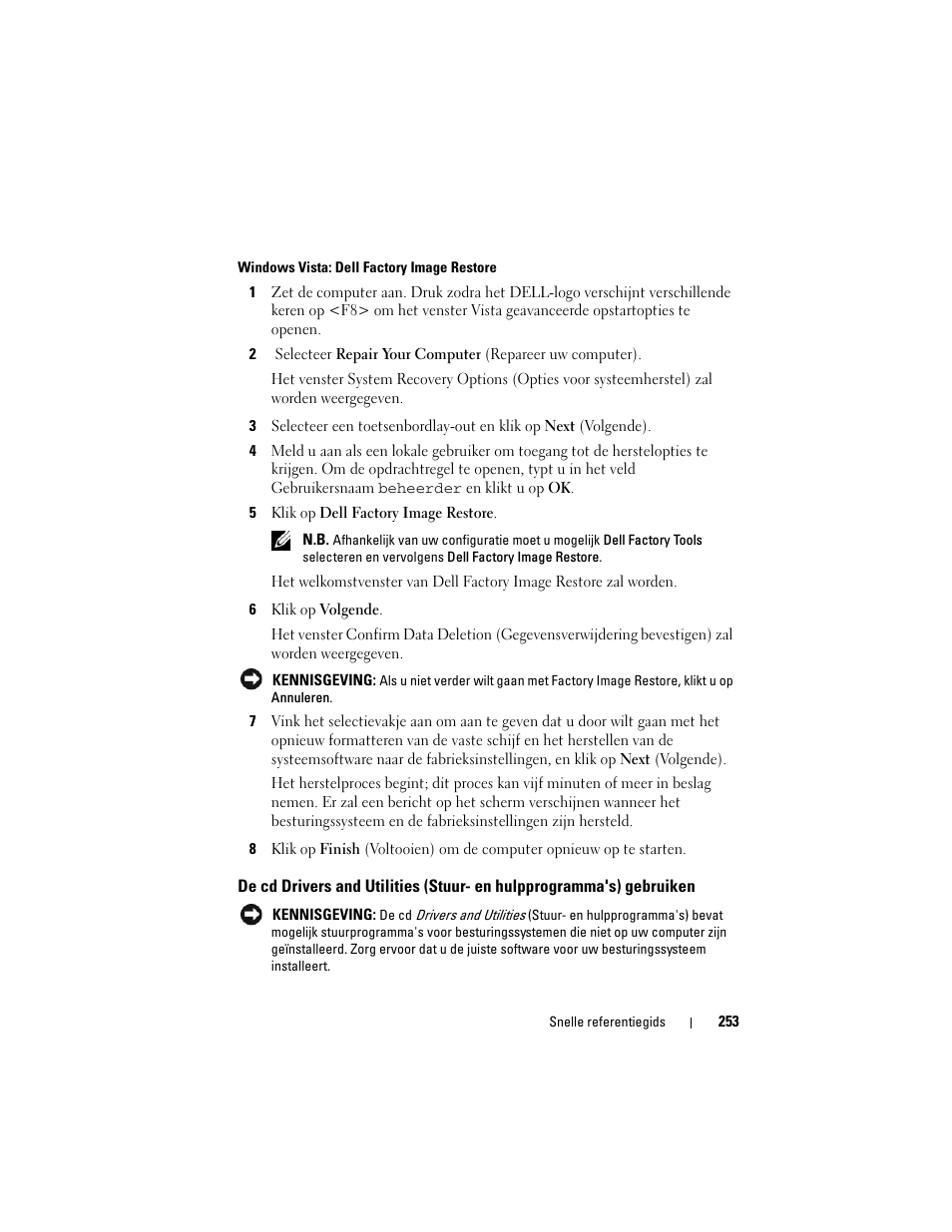 Dell OptiPlex 755 User Manual | Page 253 / 622