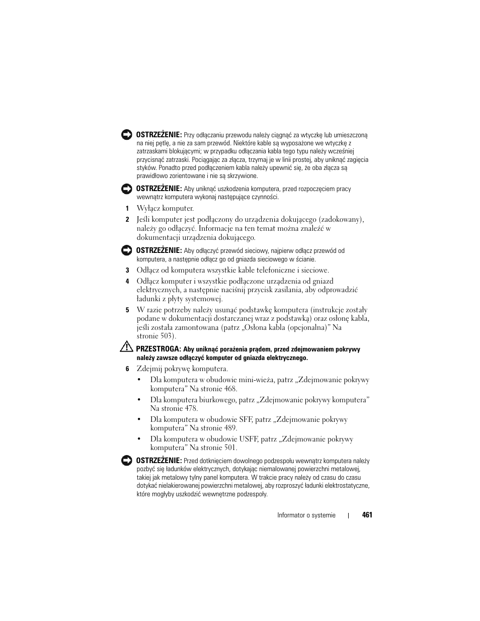 Dell OptiPlex 755 User Manual | Page 461 / 622