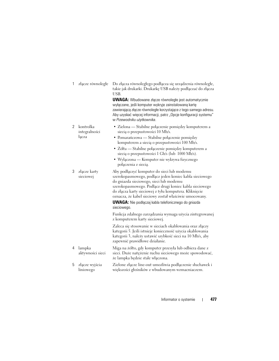 Dell OptiPlex 755 User Manual | Page 477 / 622