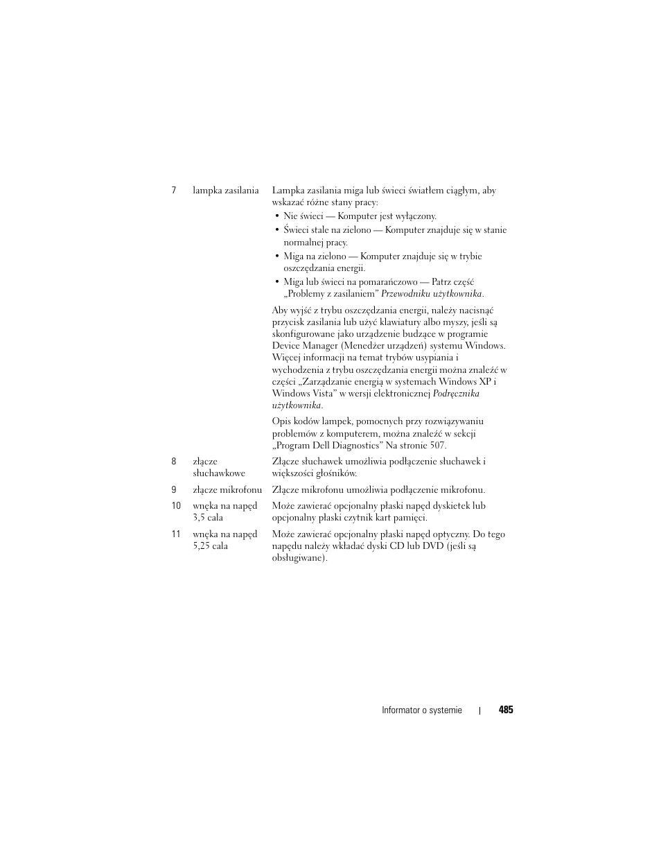 Dell OptiPlex 755 User Manual | Page 485 / 622
