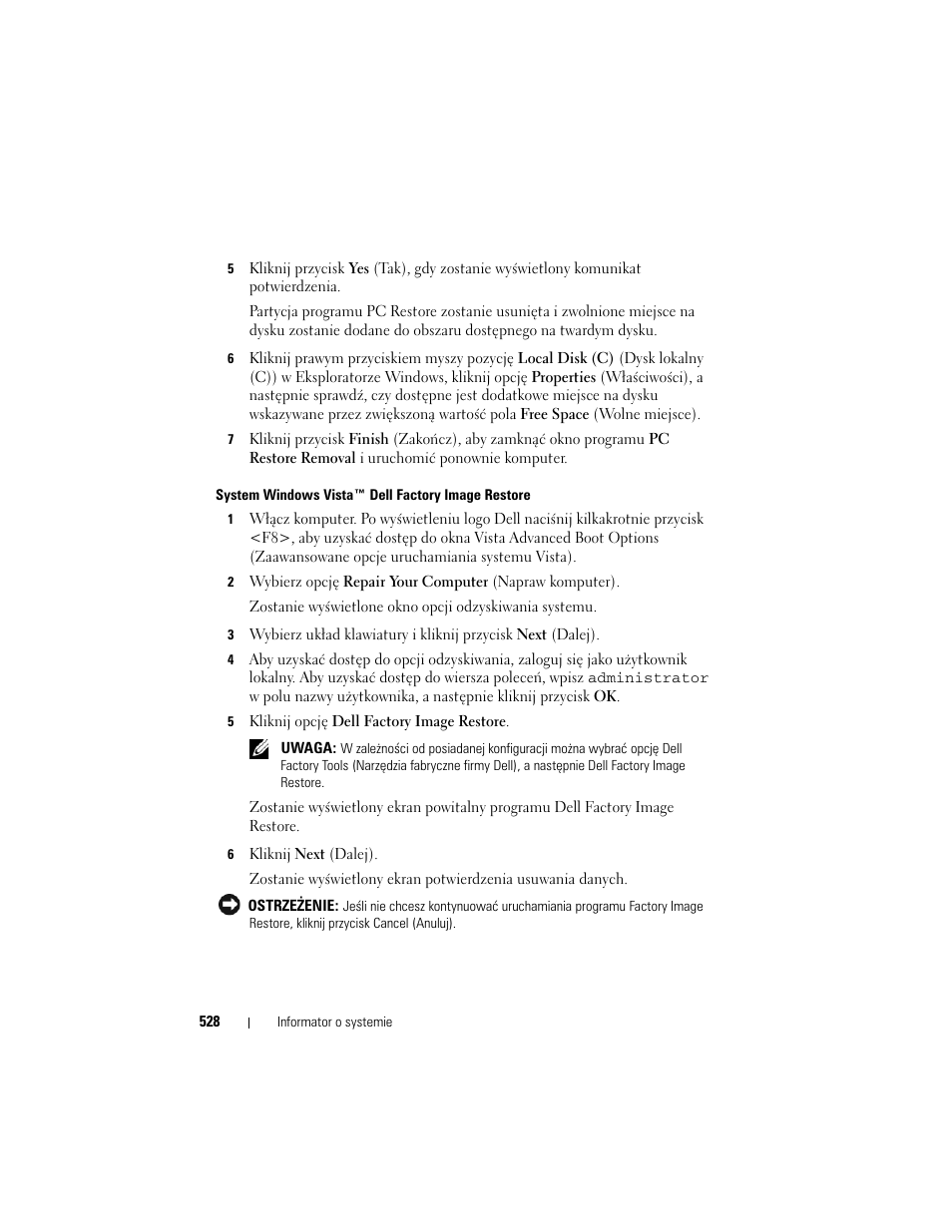 Dell OptiPlex 755 User Manual | Page 528 / 622