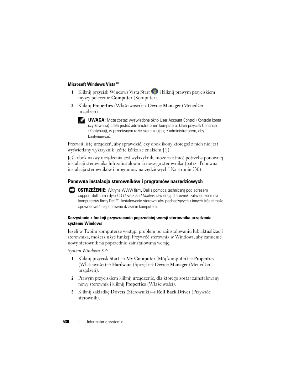 Dell OptiPlex 755 User Manual | Page 530 / 622