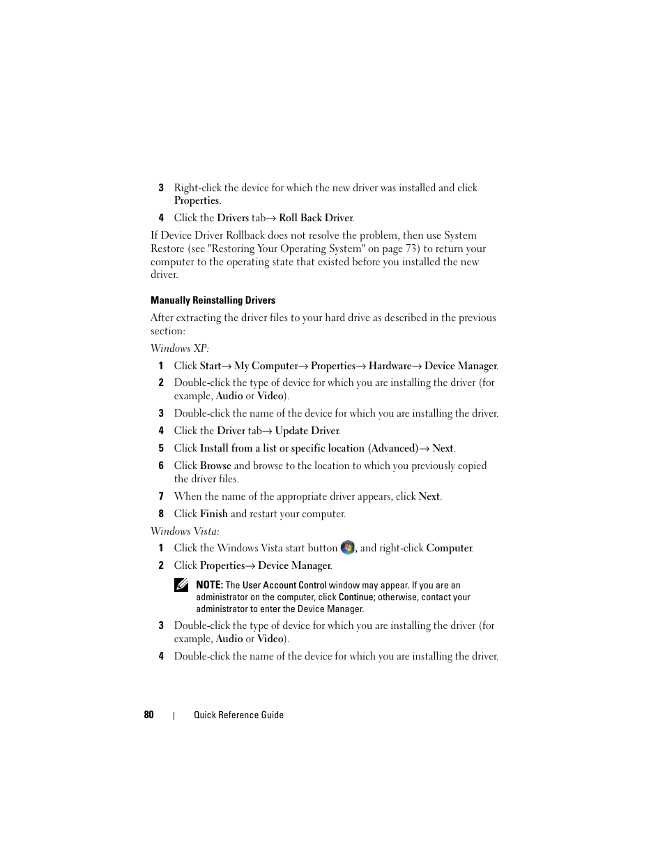 Dell OptiPlex 755 User Manual | Page 80 / 622