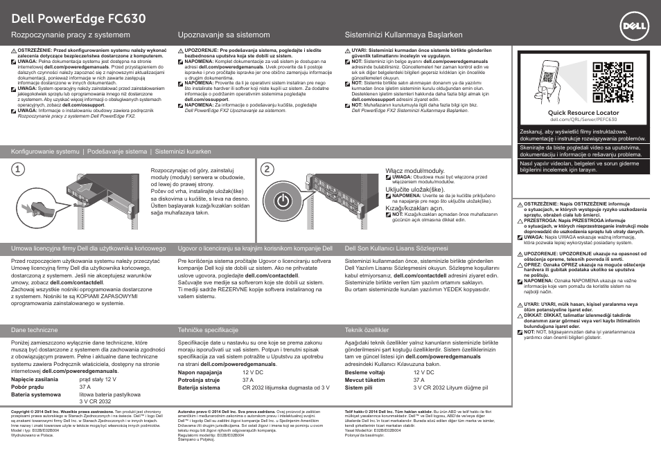 Dell poweredge fc630 | Dell Poweredge FC630 User Manual | Page 2 / 2