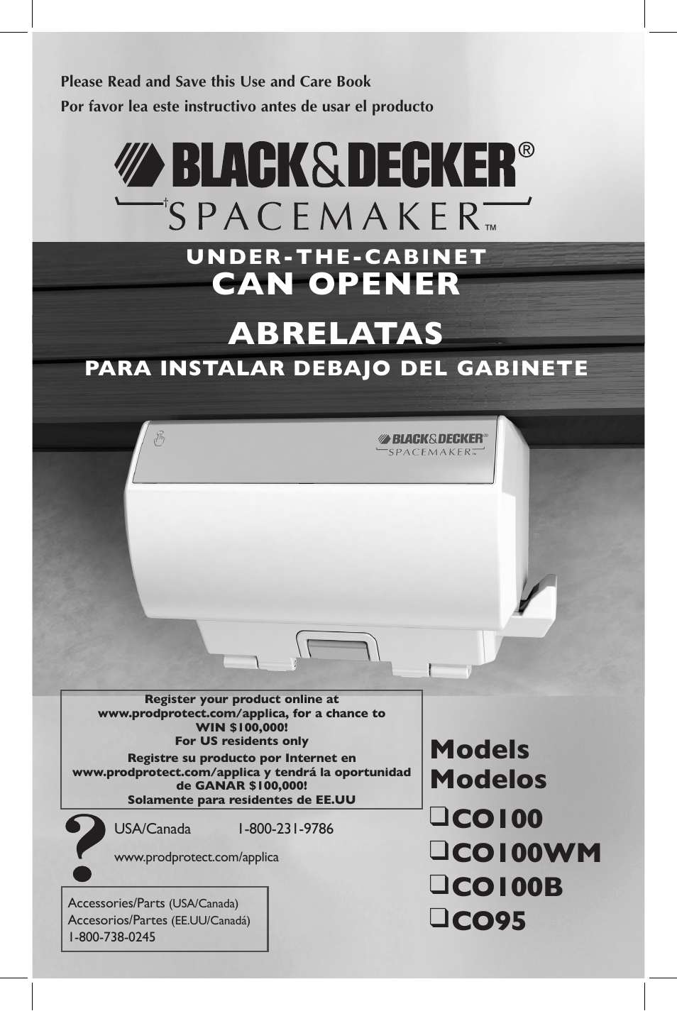 Black & Decker CO100 User Manual | 17 pages