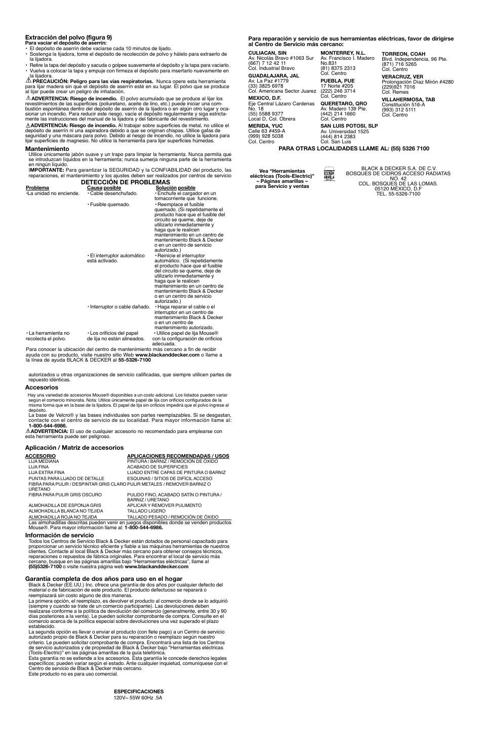 Black & Decker Mouse 90532198 User Manual | Page 7 / 7