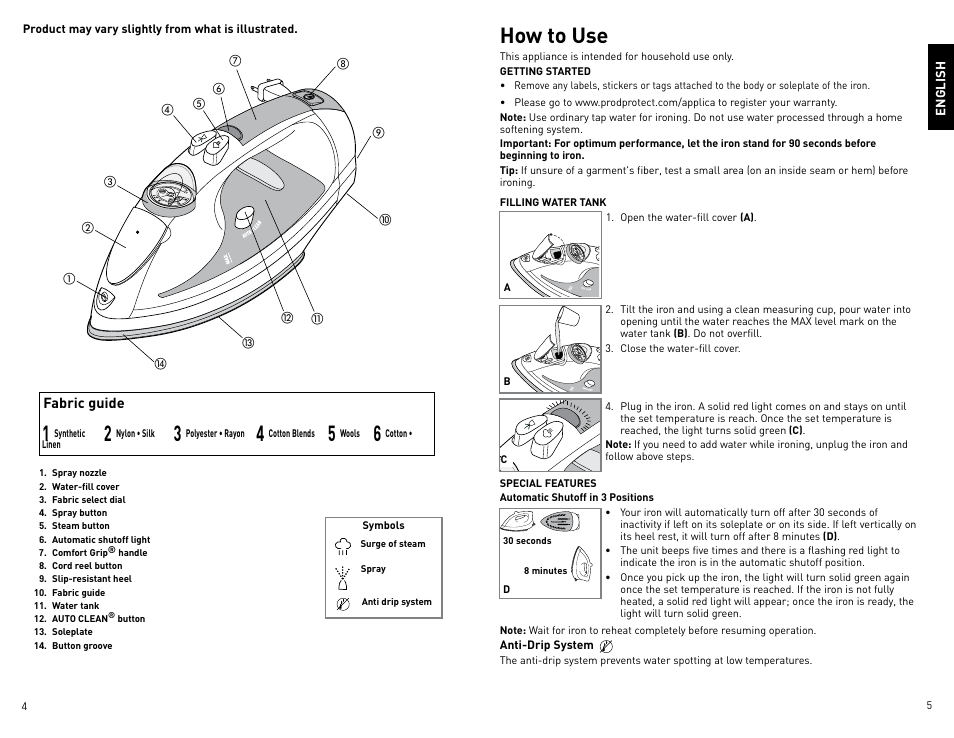 How to use | Black & Decker First Impressions ICR510 User Manual | Page 3 / 11