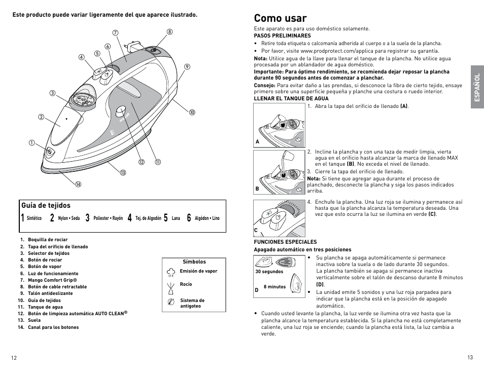 Como usar | Black & Decker First Impressions ICR510 User Manual | Page 7 / 11