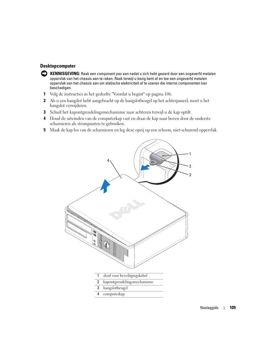 Desktopcomputer | Dell OptiPlex GX520 User Manual | Page 109 / 310