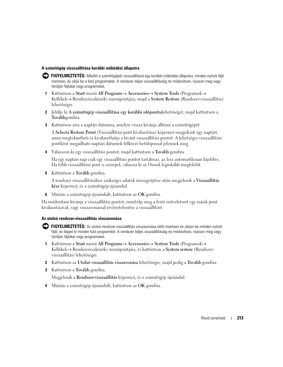 Dell OptiPlex GX520 User Manual | Page 213 / 310