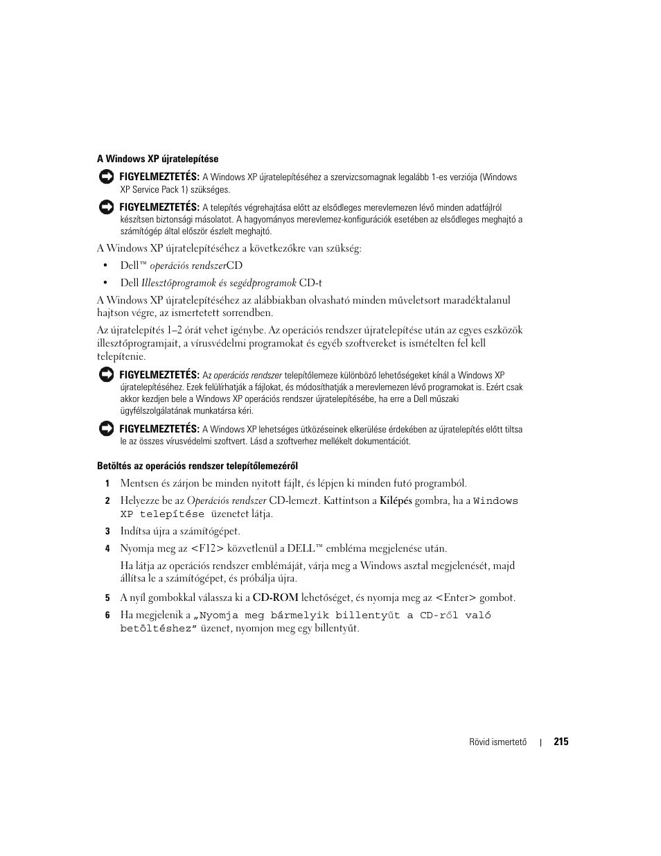 Dell OptiPlex GX520 User Manual | Page 215 / 310