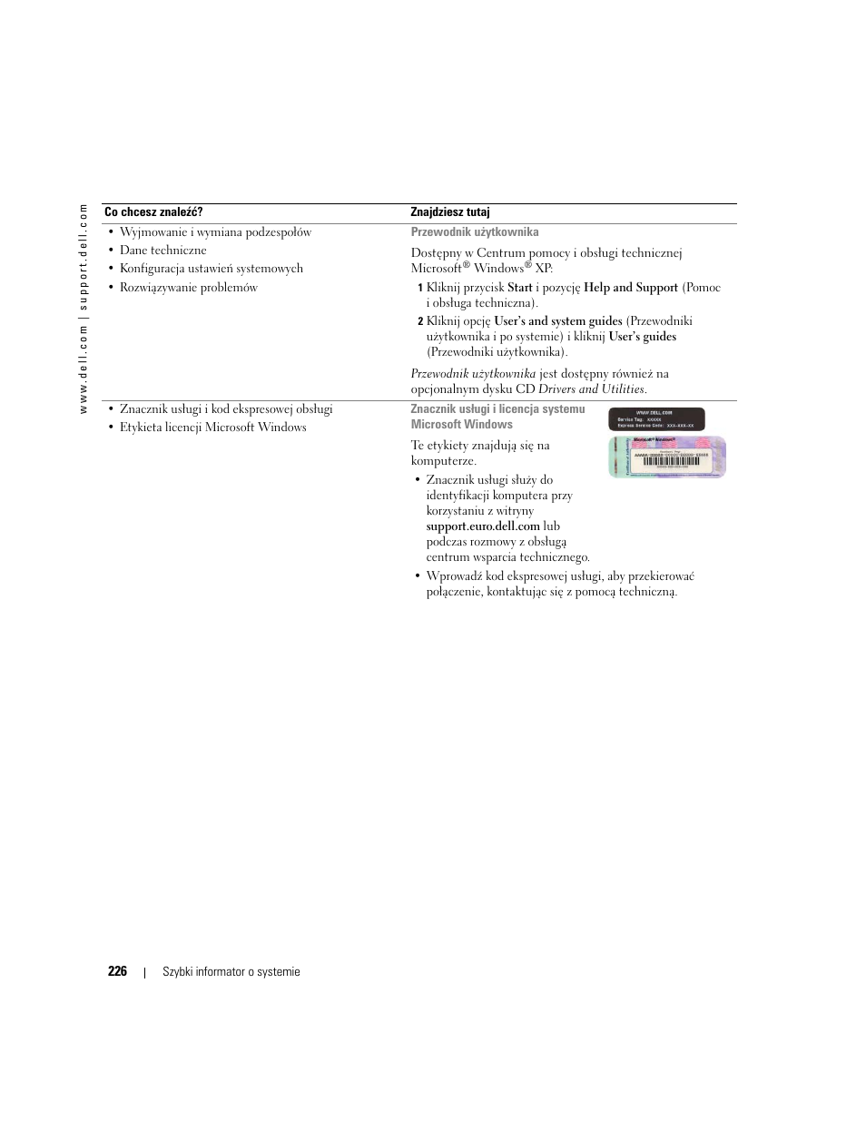 Dell OptiPlex GX520 User Manual | Page 226 / 310