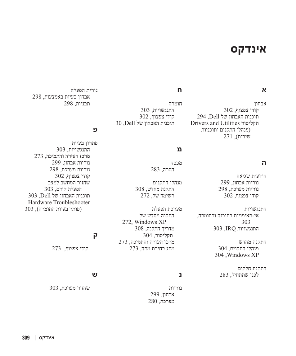סקדניא | Dell OptiPlex GX520 User Manual | Page 268 / 310