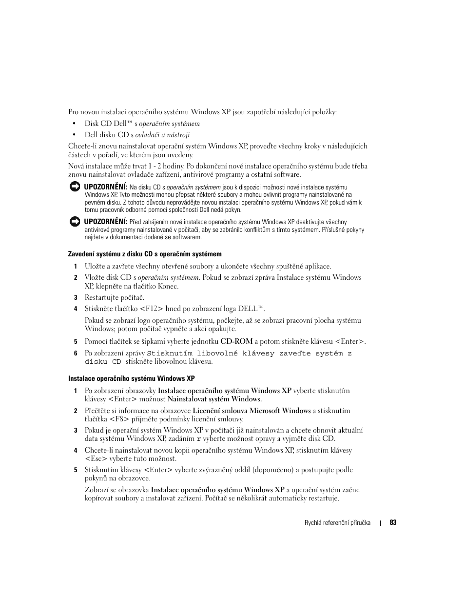 Dell OptiPlex GX520 User Manual | Page 83 / 310
