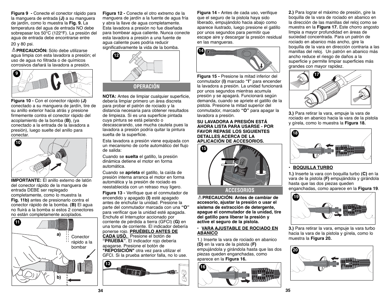 Black & Decker PW1750 User Manual | Page 18 / 27