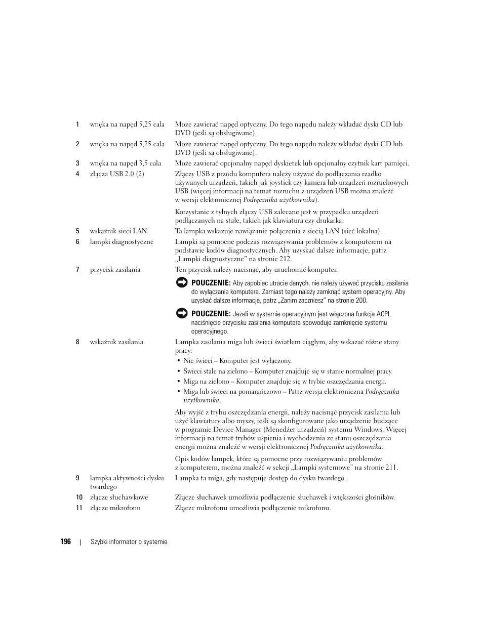 Dell OptiPlex 745c (Early 2007) User Manual | Page 196 / 262