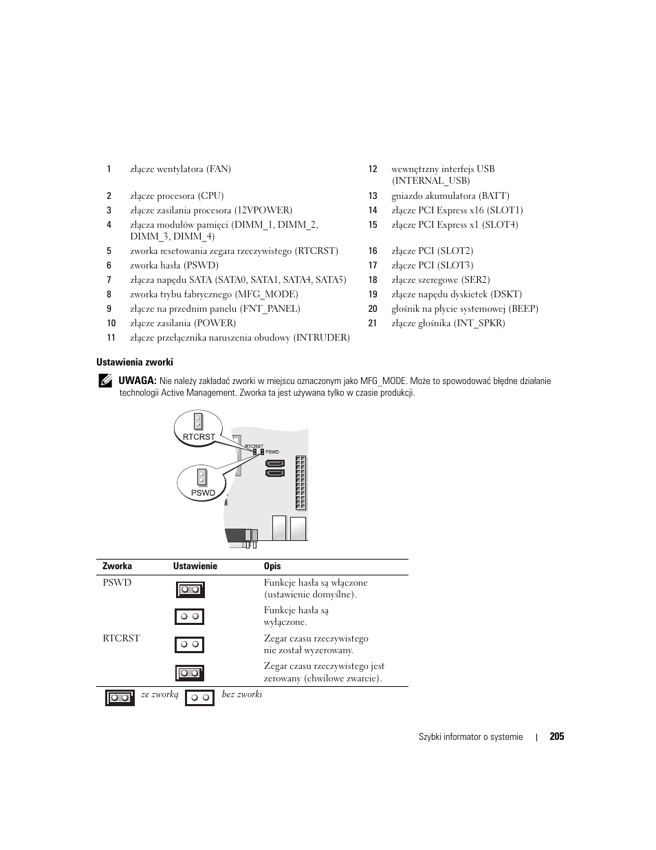 Dell OptiPlex 745c (Early 2007) User Manual | Page 205 / 262