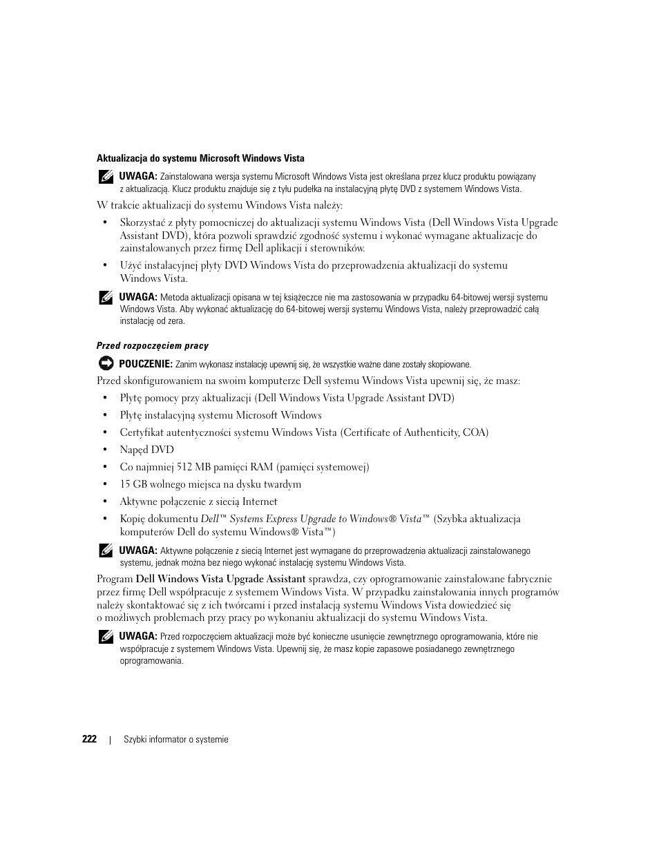Dell OptiPlex 745c (Early 2007) User Manual | Page 222 / 262