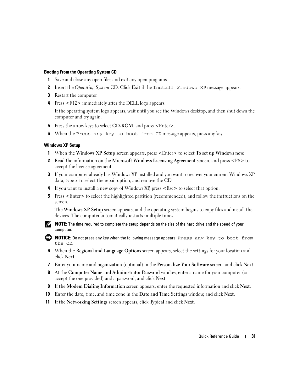 Dell OptiPlex 745c (Early 2007) User Manual | Page 31 / 262