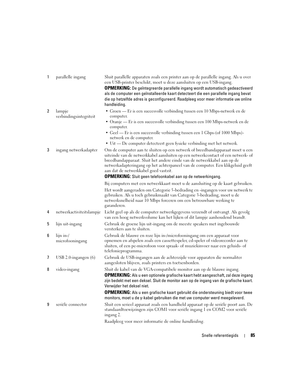 Dell OptiPlex 745c (Early 2007) User Manual | Page 85 / 262