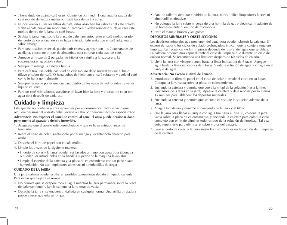 Cuidado y limpieza | Black & Decker SDC740 User Manual | Page 16 / 19