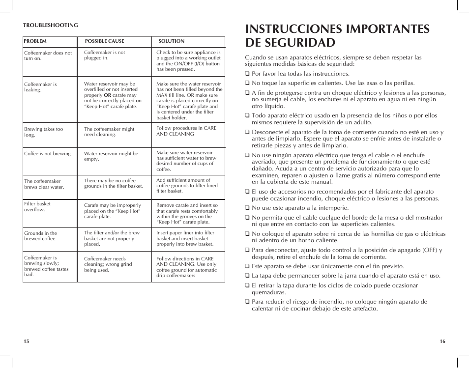 Instrucciones importantes de seguridad | Black & Decker SDC740 User Manual | Page 9 / 19