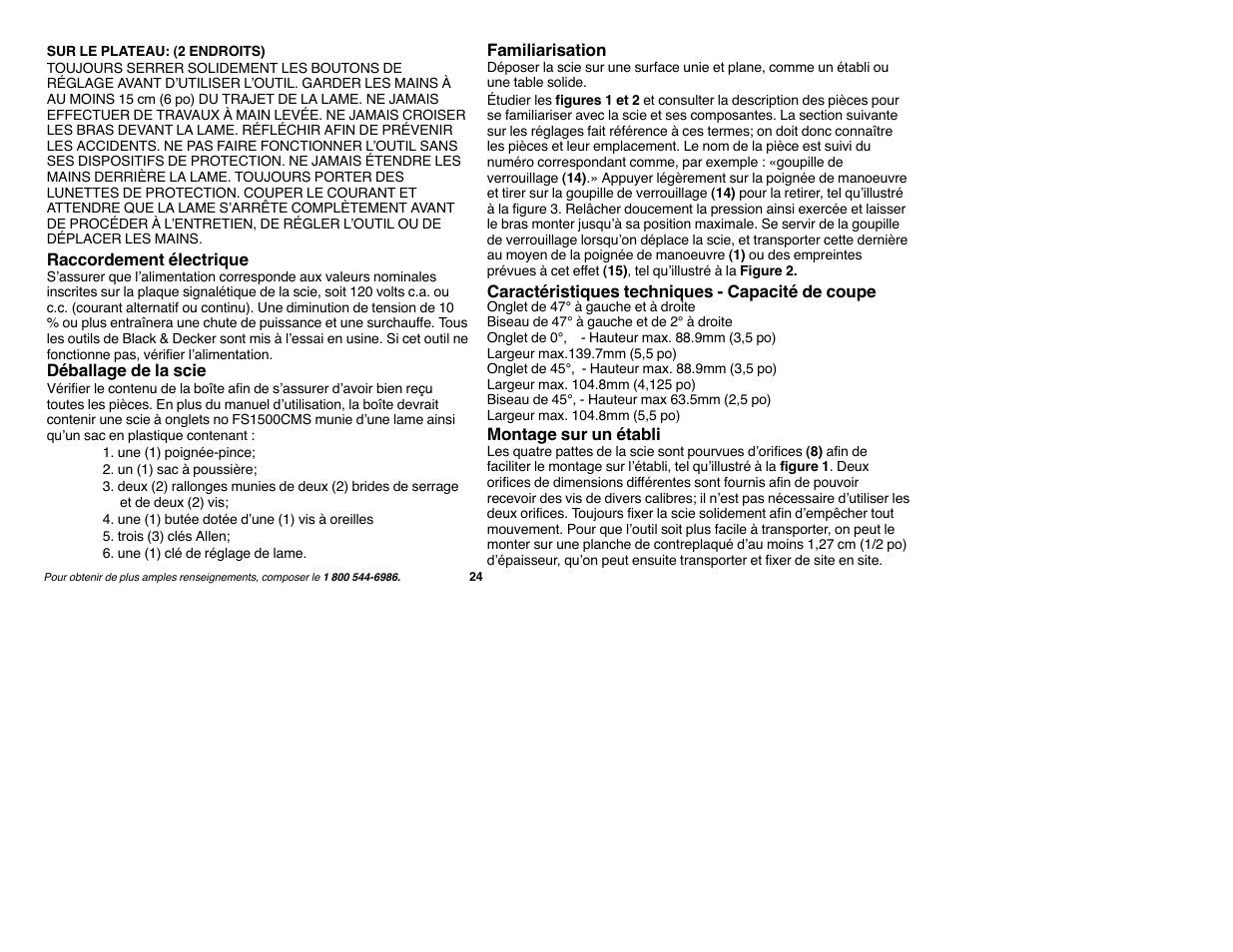 Black & Decker Fire Storm FS1500CMS User Manual | Page 24 / 47